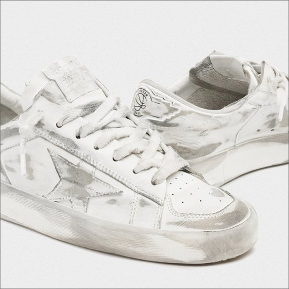 Superstar Leather Upper Suede Star Laminated Heel Mens Sneaker main image 2